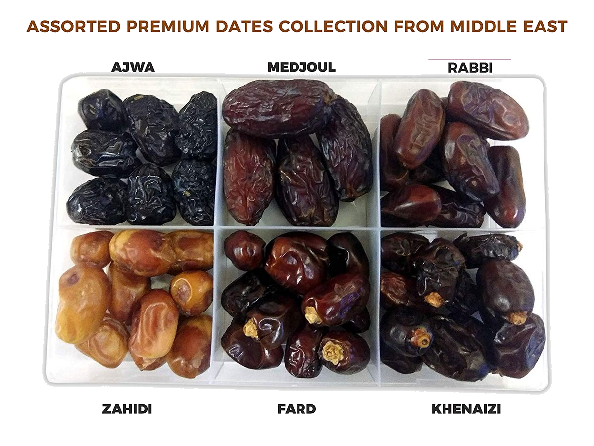 Assorted Premium Dates Collection From Middle East